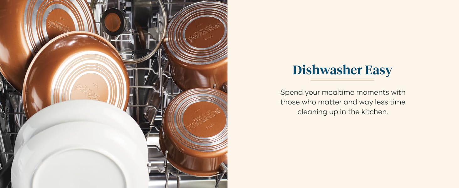 Farberware cookware in the dishwasher
