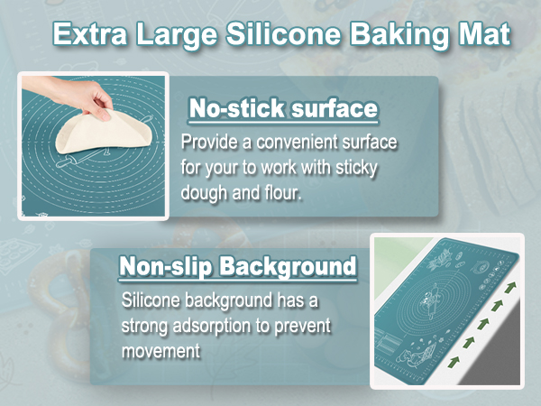 silicone pastry mat