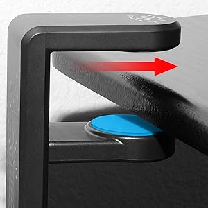 Close up of the clamp