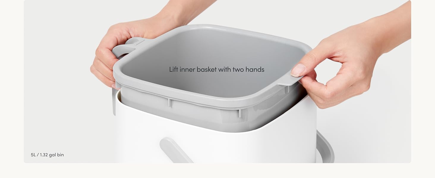 Countertop Food Waste Bin Kitchen Compost Bucket