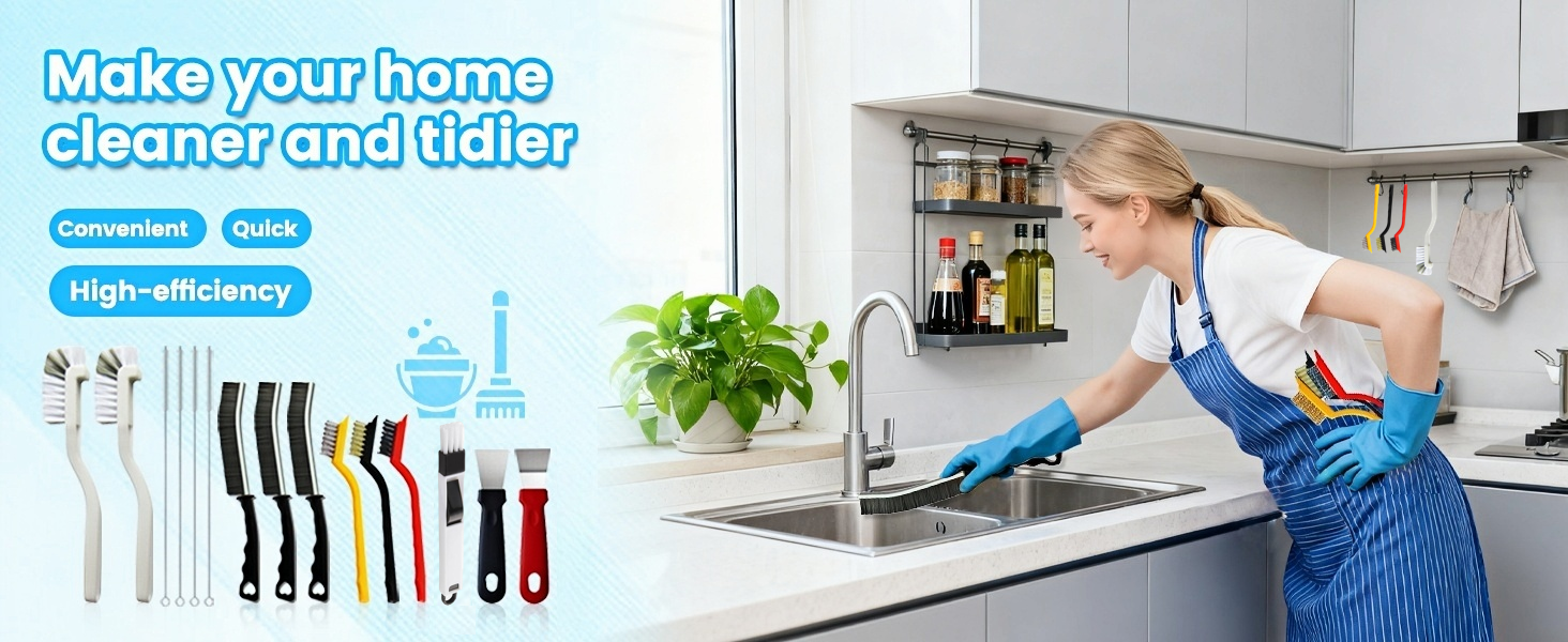 Crevice Cleaning Brush Set