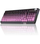 DRAOZA Kutethy Wireless Mechanical Keyboard,Pre-lubed Switches,Gasket Structure,Tri-Mode BT/2.4GH...