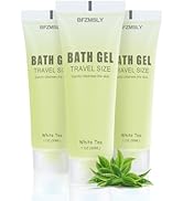 BFZMSLY 10 Pack Bulk Travel Size Body Wash, 1oz Tubes, White Tea Scent, Mini Shower Gel for Hotel...