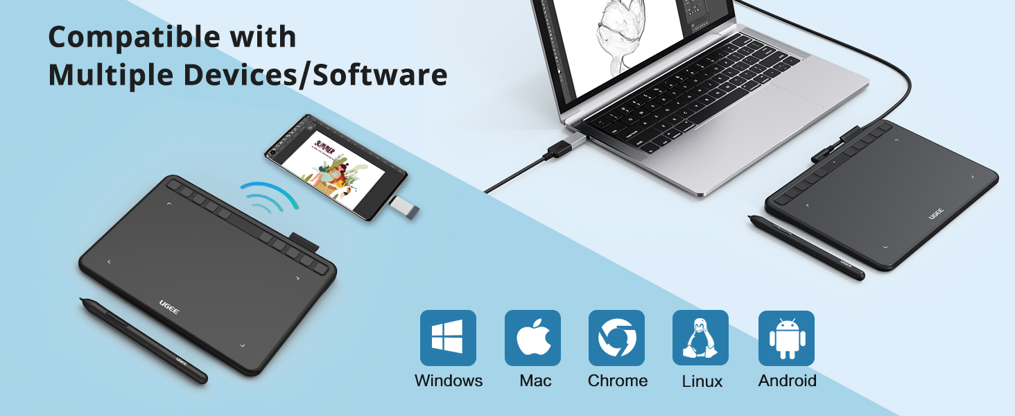 Bluetooth drawing tablet