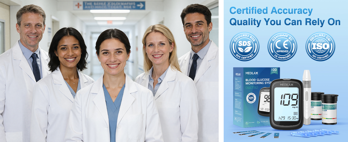 glucometer kit with strips and lancets