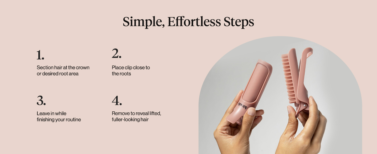 Kitsch Hair Volume Clips - Lightweight Root Lifting Volume Hair Clips