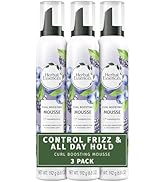 Herbal Essences Curl Boosting Mousse, Frizz Control for Curly &amp; Wavy Hair, Long-Lasting Hold with...