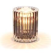 Candeldo Wax Melt Warmer with Timer: Wax Melter for Scented Candle Electric Glass Candle Burner w...