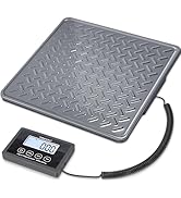 THINKSCALE Shipping Scale, 440lb/1oz Digital Heavy Duty Postal Scale, Strong Steel Platform, Post...