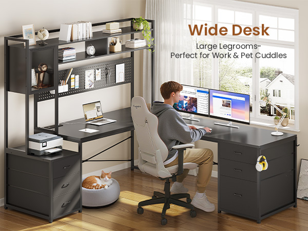 l shaped office desk