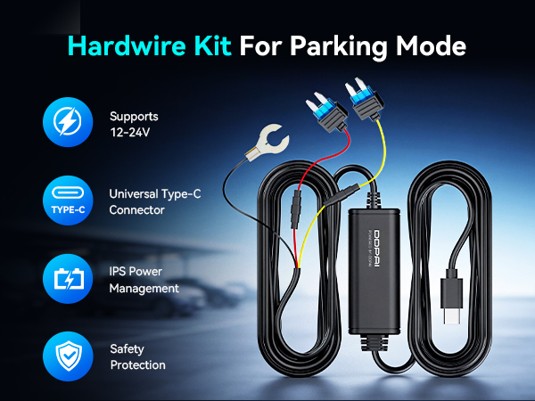 dash cam hardwire kit