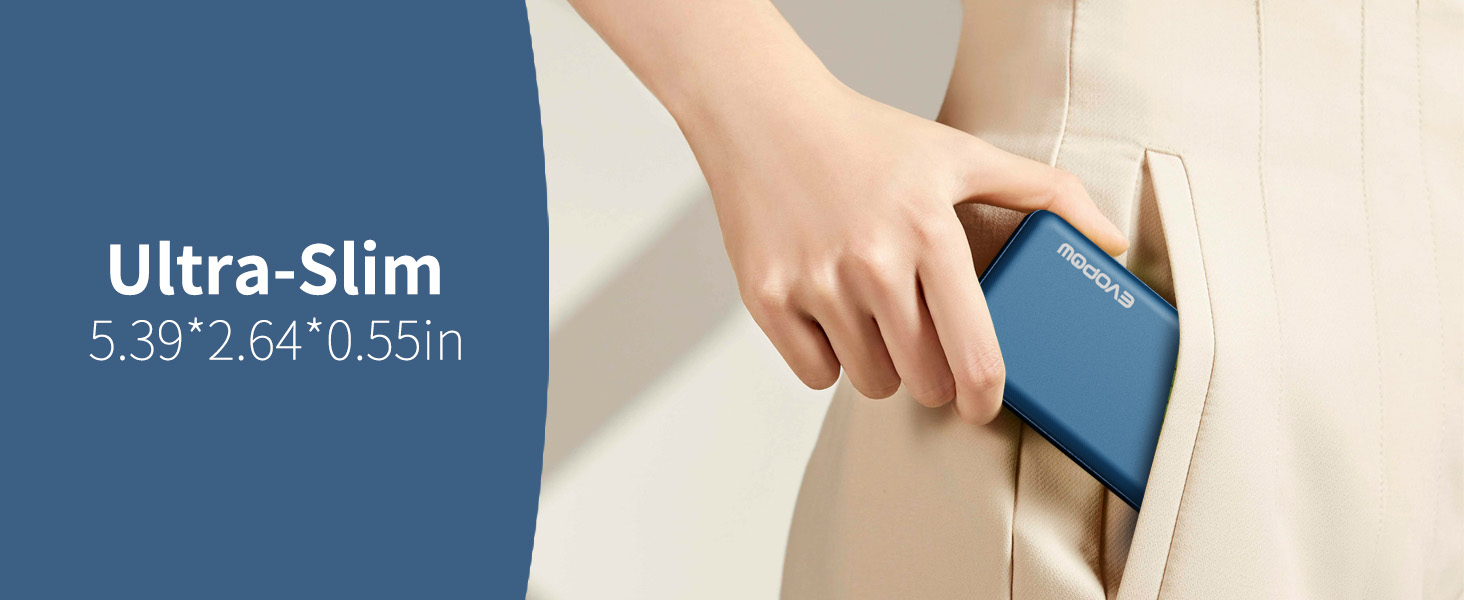Ultra-Slim external battery power bank