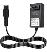 24V Charger for Razor E100 E125 E200 E300 Ride-on Scooters, 3-Prong Plug Power Adapter, 6.6FT AC ...