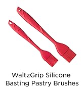 Kitchen Mama WALTZGRIP Platinum Silicone Basting Pastry Brush: Set of 2 Heat-Resistant for Cooking