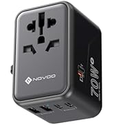 Universal Travel Adapter 70W International Wall Charger AC Plug Adaptor Worldwide Essentials Powe...