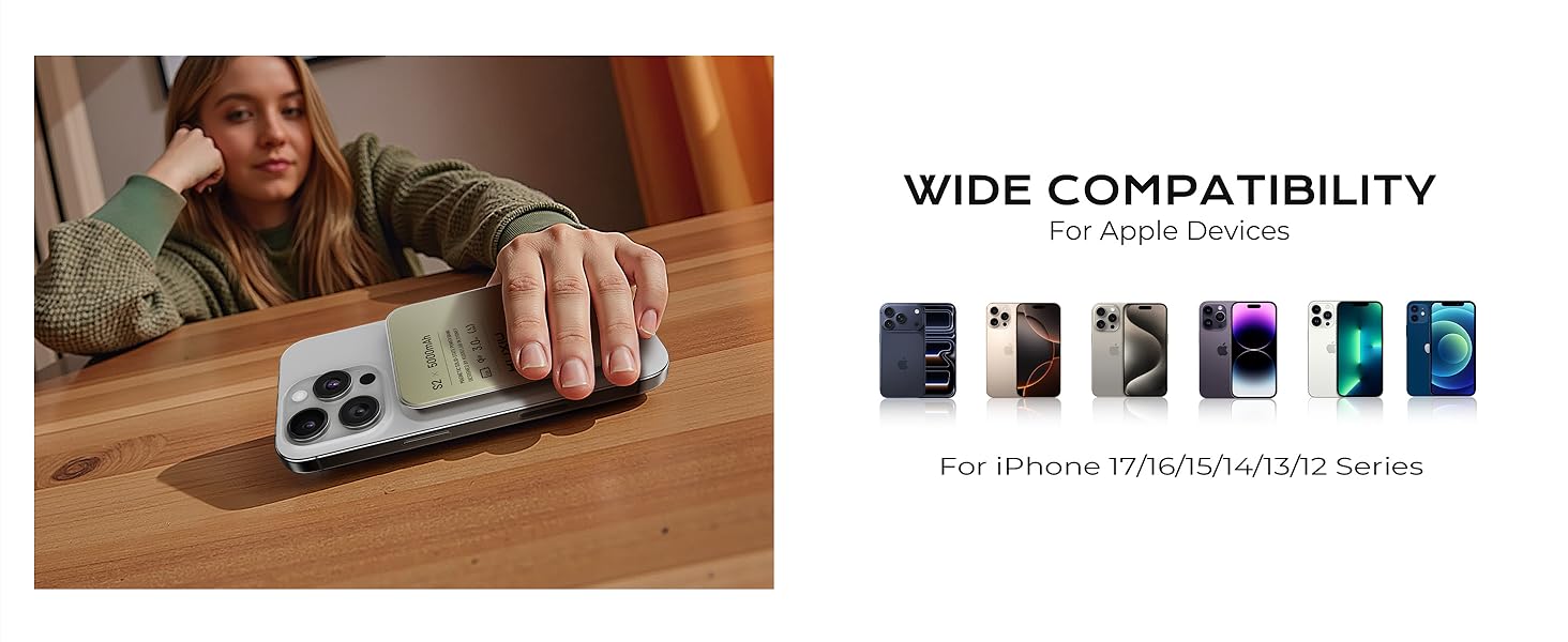 magsafe power bank magsafe portable charger magnetic power bank for apple iphone battery pack