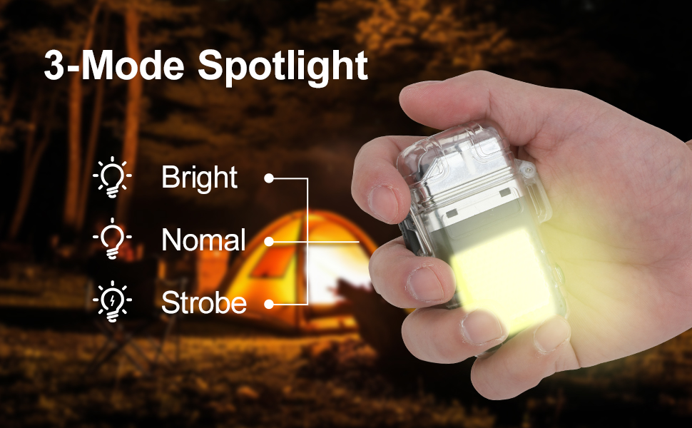 Three modes of flashlight