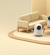 bonoch 2K Baby Monitor with 2 Cameras, 5.5" Split Screen Dual Video Monitor, 240hrs Battery, 1600...