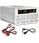 MATRIX DC Power Supply Variable 30V 10A 615W, 10mV 1mA Bench Power Supply High Precision 3 Output...