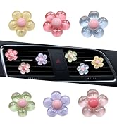 Ferianl 6PCS Flower Air Vent Clips, Air Conditioner Outlet Decoration, Cute Car Dashboard Accesso...