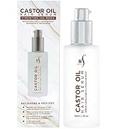 HerStyler Castor Oil Hair Serum - Vitamin E Infused, Heat Protectant, Thickening Formula for Hair...