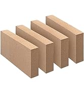 Fire Bricks, Woodstove Firebricks, Size 9? x 4-1/2? x 1-1/4?, 4-Pack, Insulating Fire Bricks, Cla...