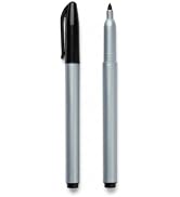 Cadie Permanent Freezer Marker Set of 2 – Waterproof Fast-Drying Black Ink Pens with Chisel Tip f...