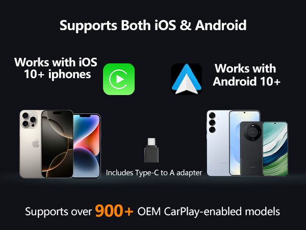 wireless carplay adapter for android