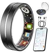 VIVIYO Smart Ring Health &amp; Fitness Tracker for Men and Women, Sleep and Activity Tracking, HRV an...