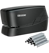 Coruscant Electric Stapler, Heavy Duty Desktop Stapler, No-Jam Automatic Stapler AC or Battery Po...