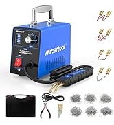 MR CARTOOL C210 Plastic Welder Kit with 600pcs Hot Staples, Plastic Welding Machine with 5-Level ...