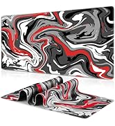 Canjoy Gaming Mouse Pad, Fluid Pattern Mouse Pad 31.5x11.8inch Large Extended Computer Mouse Mat ...