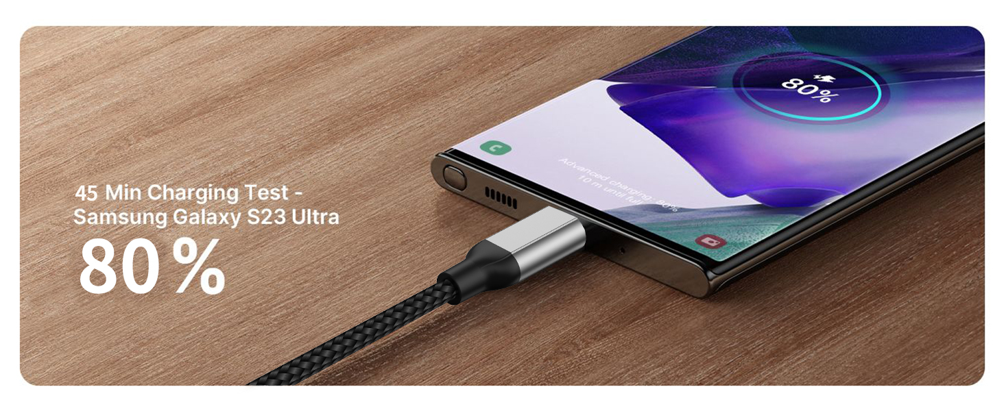 Charging with Galaxy S23 Ultra