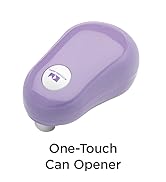 Kitchen Mama One Touch Can Opener: Open Cans with Simple Press of A Button - Auto Stop As Task