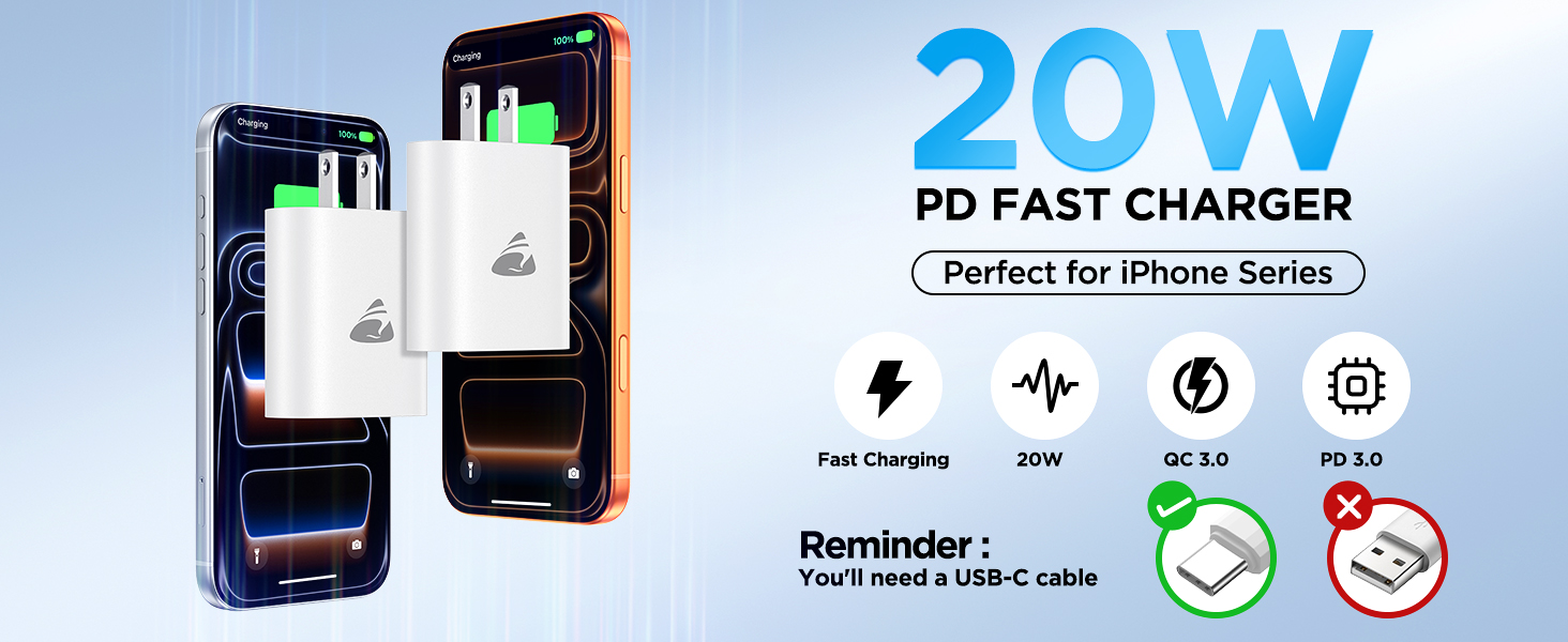 iphone charger block