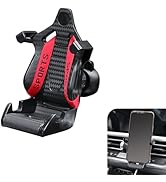 MOXRUQ Car Vent Phone Mount, Carbon Fiber Racer Seat Style Cell Phone Mount for iPhone &amp; Android,...