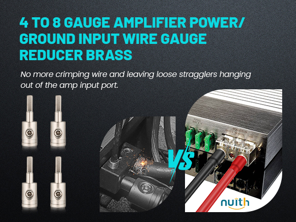 The pins work very well for amplifier power connections!Gives you nice clean install/look