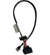 DiLinKer 75CM HD Mini-SAS(SFF-8643) to U.2 (SFF-8639) NVMe SSD Cable…