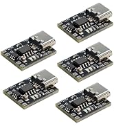 FORIOT 5pcs TP4057 1A 3.7V Lithium Battery Charging Board, TP4057 Charging Module with Protection...