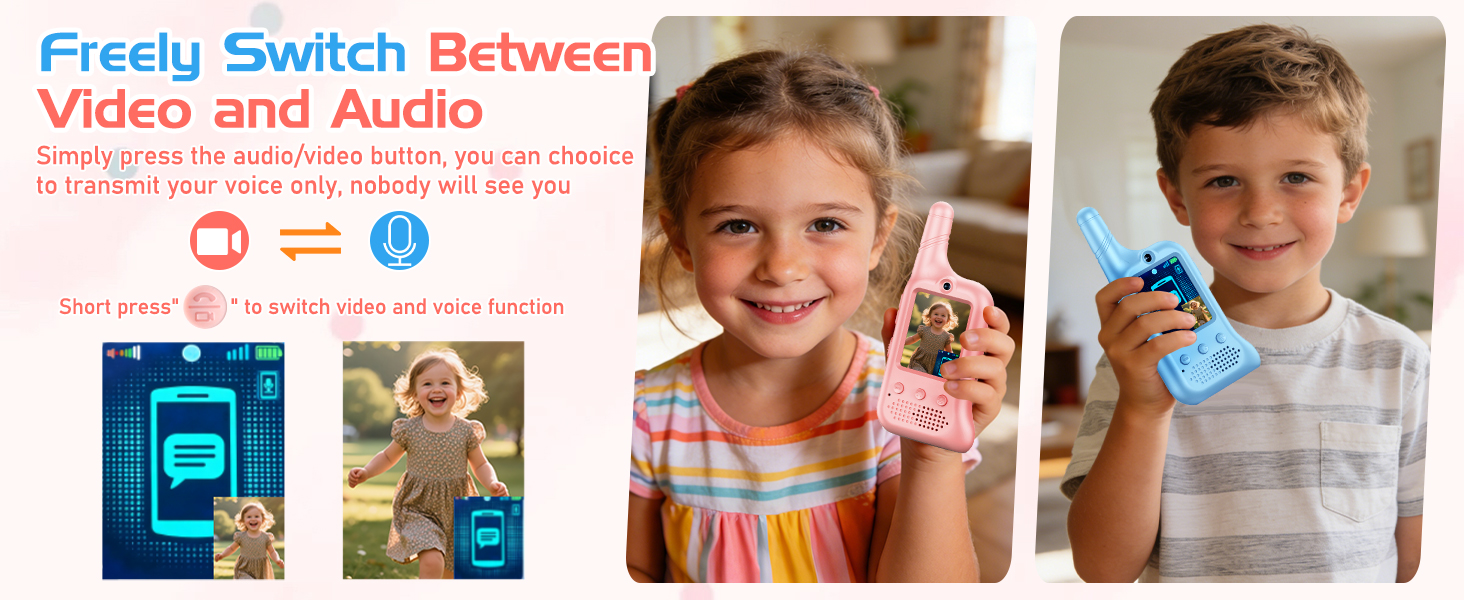 Video Walkie Talkies for Kids