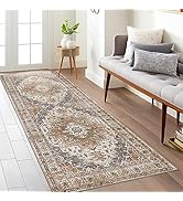 Madane Washable Runner Rug - 2x6 Rug Runners for Hallways 6 Feet Non Slip Vintage Kitchen Runner ...
