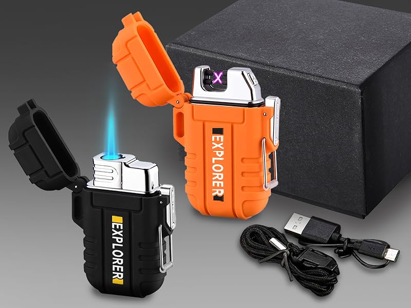 arc and torch lighter with gift box