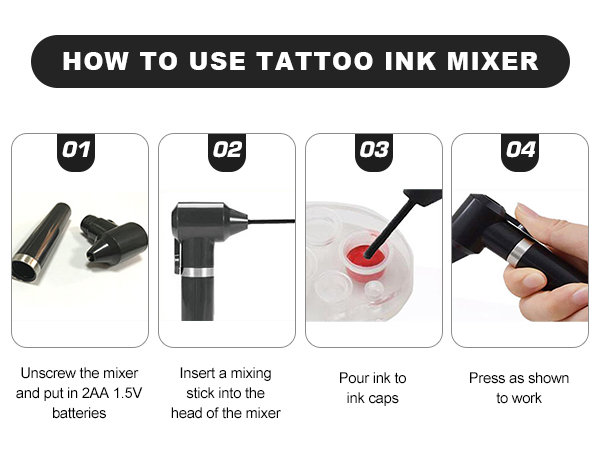 how to use tattoo ink mixer