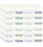 AccEncyc 240 Pcs Colored Index Tab 1"x1.8" Large Book Sticky Tabs Repositionable Page Tabs Flags ...