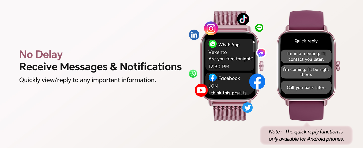 smart watch for android phones and iphones