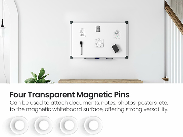 Transparent Magnetic Pins