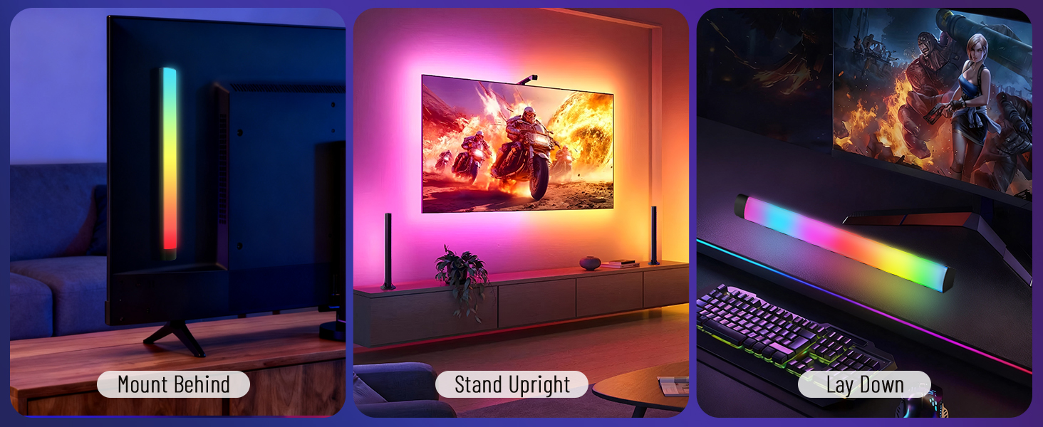 Smart RGB+IC LED Light Bars