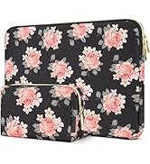 DOMISO 17.3 inch Laptop Sleeve Case Water-Resistant Computer Cover Bag with Small Pocket for HP, ...