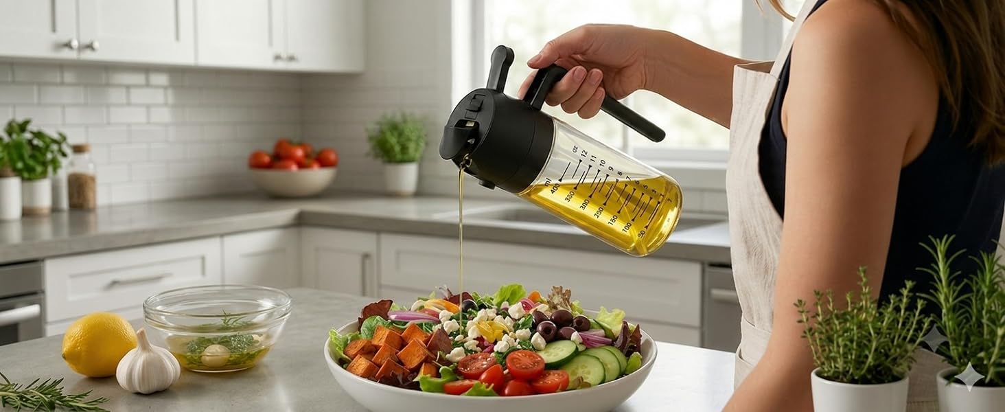 COOKENZA 2-in-1 Oil Sprayer