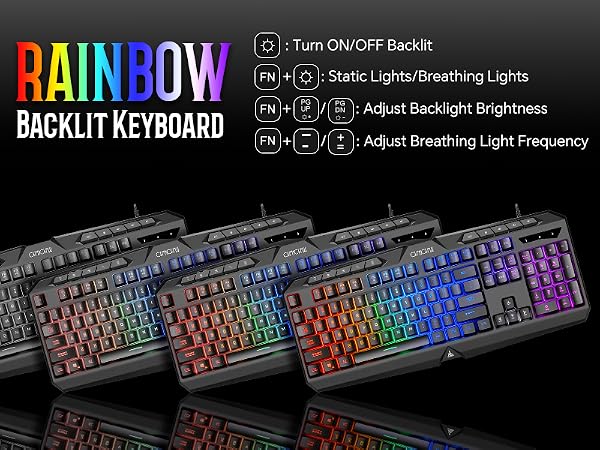 coloful keyboard